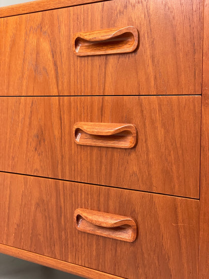 Vintage G Plan Teak Chest Of Drawers 1970s Mid Century Retro EB12902