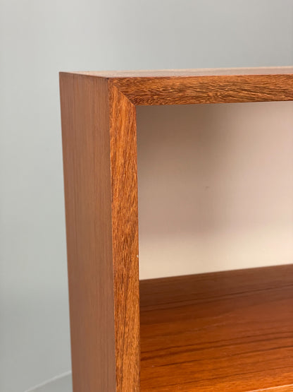 Vintage 1960s Teak Bookcase Retro Shelving Adjustable Mid Century EB11974