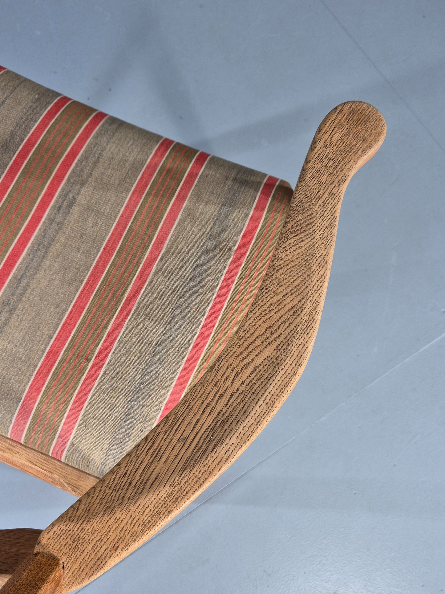 Vintage Henning Kjaernulf Elbow chair 1970s Oak Danish Retro Brutalist  Eb12533