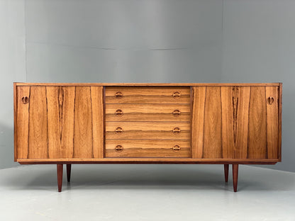 Vintage 1970s Danish Sideboard Mid Century Retro Shelving Drawers EB12331