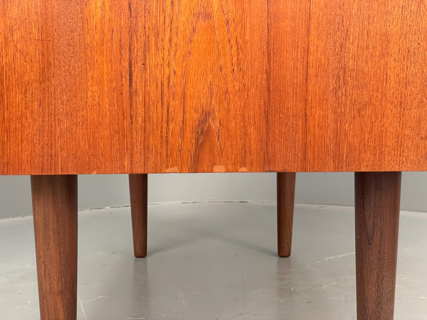 Vintage Teak Bureau Desk By Reoval 1960s Danish Mid Century Drawers EB12367