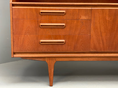Vintage McIntosh Teak Highboard Wall Unit Shelving 1970s Retro Drawers EB12290